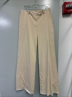 Brooks Brothers beige Wide-Leg Women's Pants